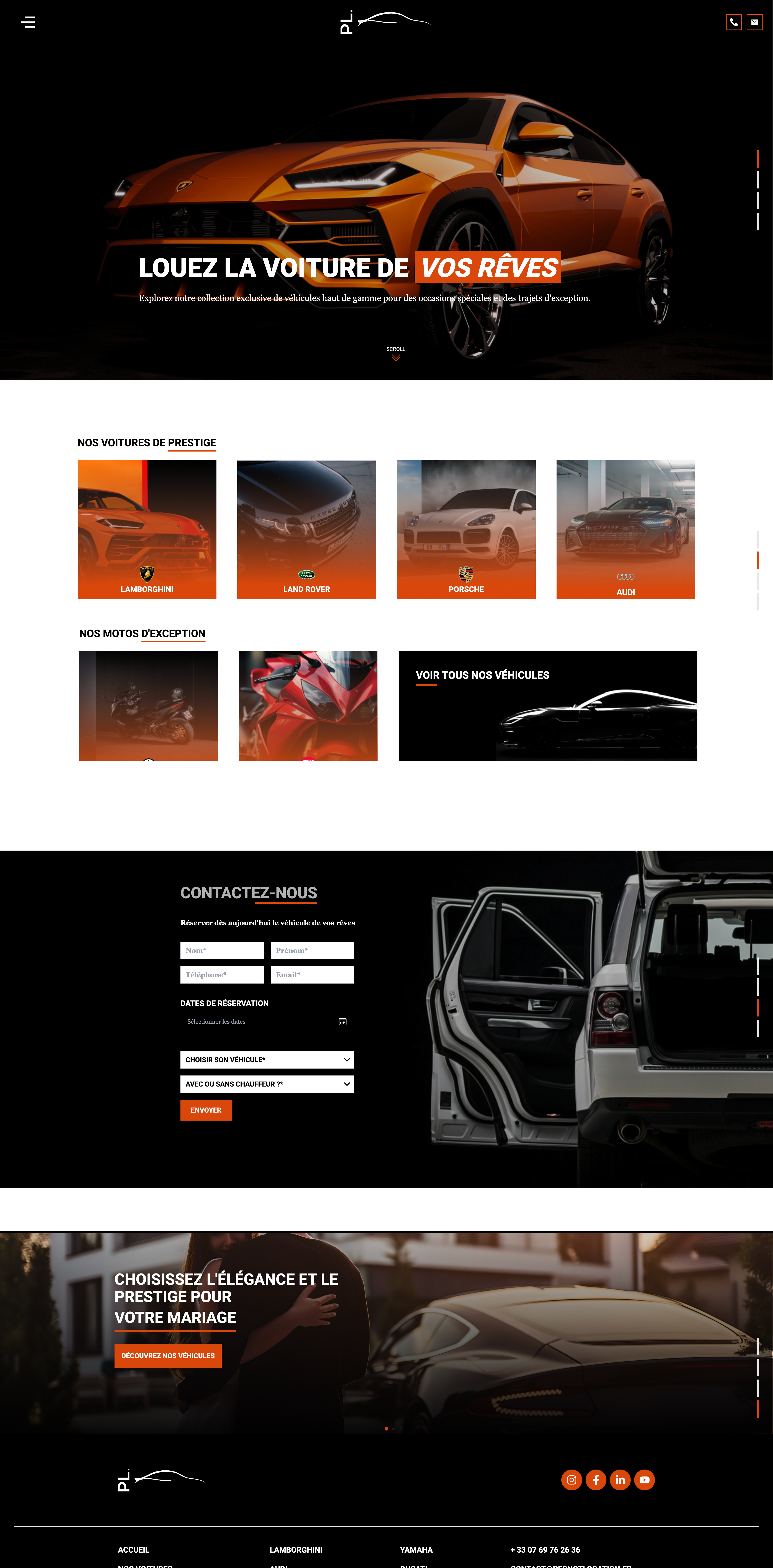 Projet Pernot Location - Création site web