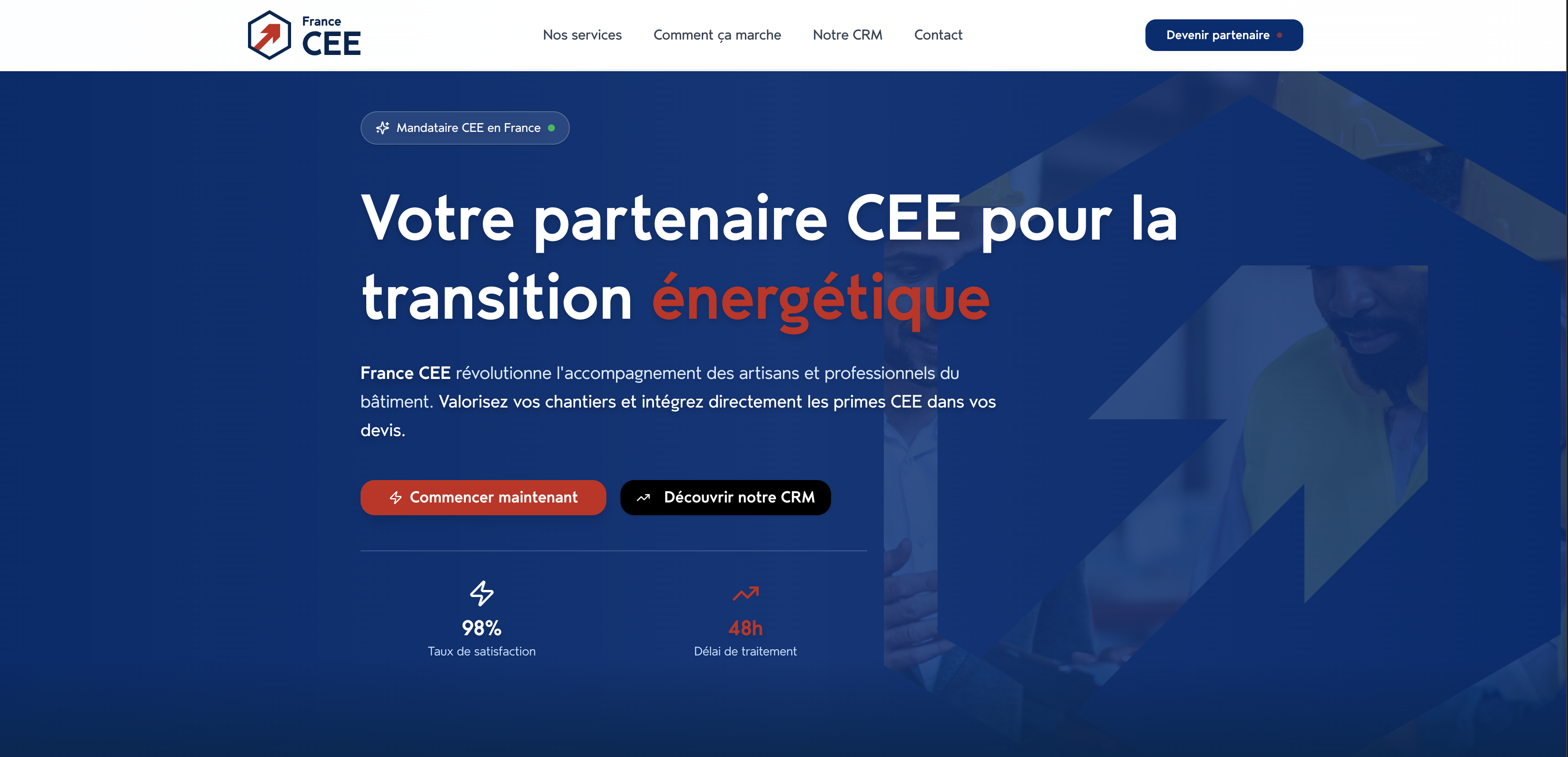 Projet France CEE - Création site web